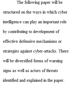 Assignment 3 Cyber Intelligence in Support of Homeland Security